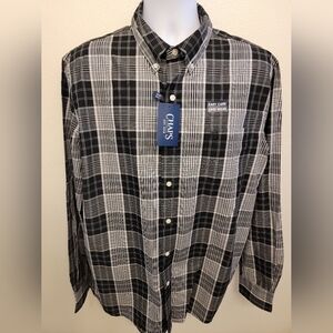 NWT Chaps Men's Plaid Long Sleeve Shirt